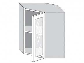 1.60.3у Шкаф настенный (h=720) угловой на 600мм со стекл. дверцей в Белоярском - beloyarskij.магазин96.com | фото