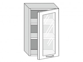19.50.3 Шкаф настенный (h=913) на 500мм с 1-ой стекл. дверцей в Белоярском - beloyarskij.магазин96.com | фото