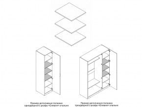 Комплект полок шкафа 1 дверного или 3 дверного в Белоярском - beloyarskij.магазин96.com | фото