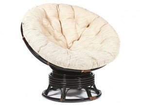 Кресло-качалка Papasan w 23/01 B с подушкой Antique brown, ткань Старт в Белоярском - beloyarskij.магазин96.com | фото