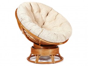 Кресло-качалка Papasan w 23/01 B с подушкой Cognac, ткань Старт в Белоярском - beloyarskij.магазин96.com | фото