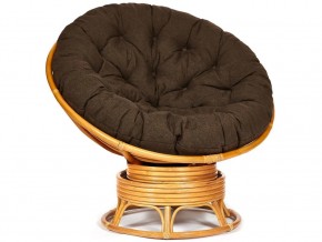 Кресло-качалка Papasan w 23/01 B с подушкой Honey, ткань Коричневый в Белоярском - beloyarskij.магазин96.com | фото