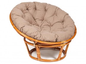 Кресло Papasan 23/01 W с подушкой Cognac, экошерсть Коричневый в Белоярском - beloyarskij.магазин96.com | фото