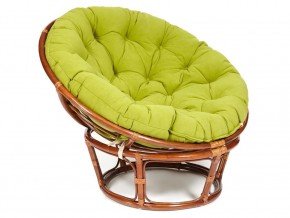 Кресло Papasan 23/01 W с подушкой Pecan, флок Олива в Белоярском - beloyarskij.магазин96.com | фото