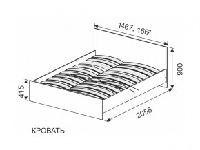 Кровать 1600х2000 ортопедическое основание в Белоярском - beloyarskij.магазин96.com | фото