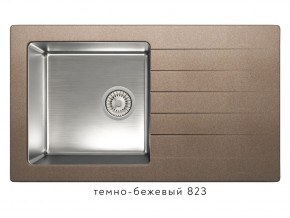 Мойка комбинированная Tolero twist TTS-860 Темно-бежевый 82 в Белоярском - beloyarskij.магазин96.com | фото