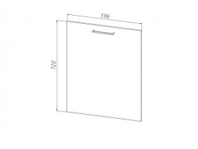 П 60 Комплект для посудомоечной машины 600 мм (цоколь + фасад) ЛДСП в Белоярском - beloyarskij.магазин96.com | фото