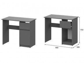Стол письменный 900 Денвер Графит серый в Белоярском - beloyarskij.магазин96.com | фото
